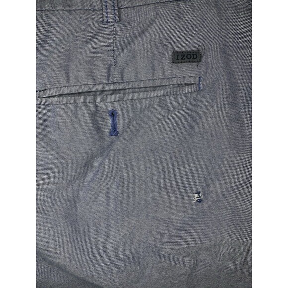 IZOD Men’s Golf Shorts Size 38 Waist 10" Inseam Grey/Blue Lightweight - Picture 5 of 5